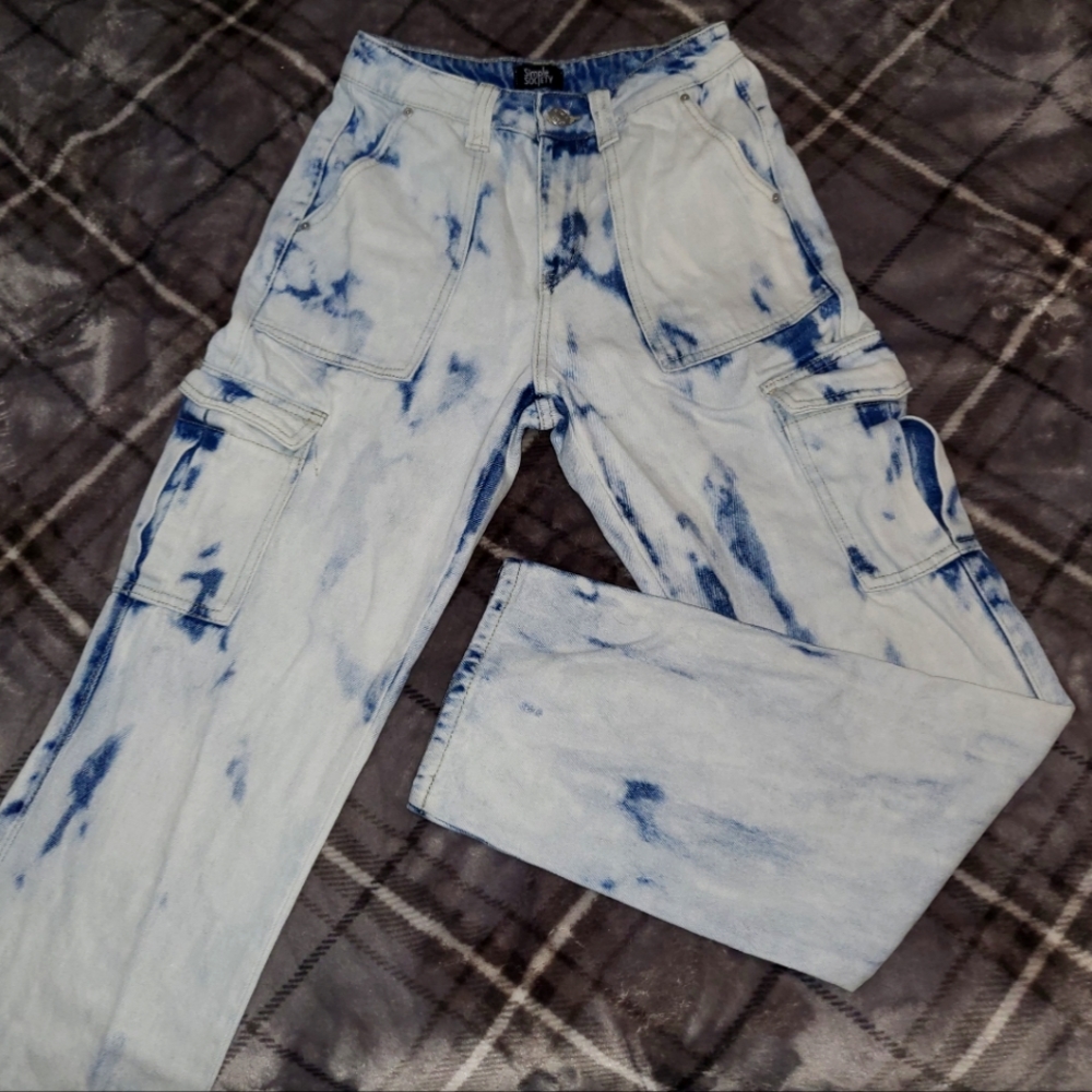 Simple Society - Size 1/25 - Acid Wash Jeans